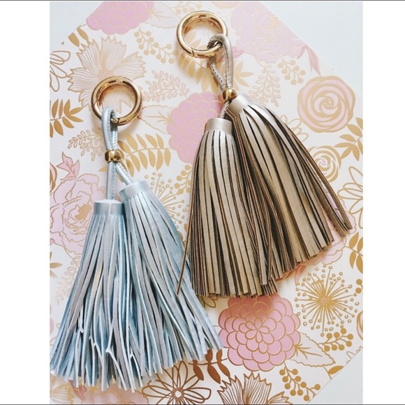 Gold & Silver Tassel Keychains. - Picture 1 of 3